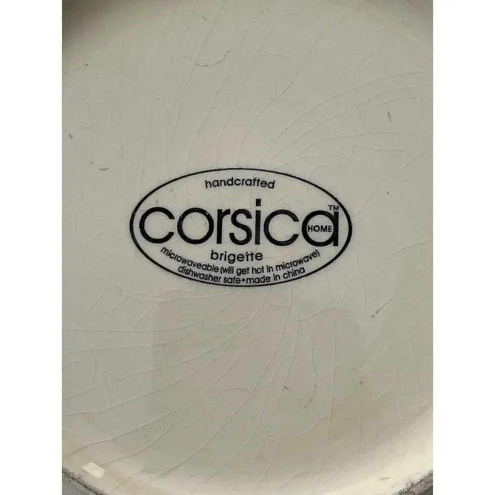 Corsica Home Brigette Handcrafted Dinner Plate 11